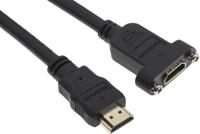 hdmipnlfm3 StarTech.com HDMI 1.4, 0.9m Female HDMI to Male HDMI High Speed 4K @ 30Hz