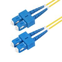 smdos2scsc1m StarTech.com SC to SC Duplex Single Mode OS2 Fibre Optic Cable, Yellow, 1m