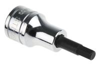 stm6 Facom 1/2 in Drive Bit Socket, Hex Bit, 6mm, 60 mm Overall Length