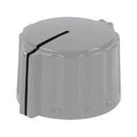 023-4410 Elma 21mm Grey Potentiometer Knob for 6mm Shaft Round Shaft,