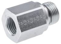 ri38edx14cf Parker Straight Port to Port Reducer Male BSPP to Female BSPP, RI3/8EDX1/4CF