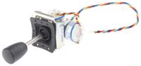 4p28-2f1e-01-00 Apem 2-Axis Potentiometer Joystick Passive, IP65