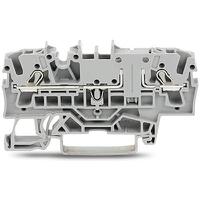 2002-1601 WAGO  TOPJOB S Series Grey, 2.5mm², 1-Level, Push In Termination, ATEX, CSA, IECEx