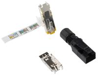 09451511560 HARTING RJ Industrial Series Male RJ45 Connector, Cable Mount, Cat6 Straight 8 -Way