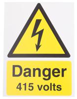 917-5403 RS PRO Electrical Hazard Warning Sign (English)