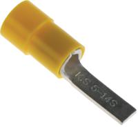 613-9823 RS PRO Insulated Crimp Blade Terminal 14mm Blade Length, 4mm² to 6mm², 12AWG to 10AWG, Yellow