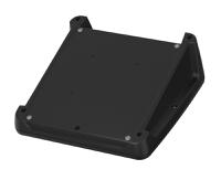 35122075hmt1 Bopla BoPad Series Black ABS Desktop Enclosure, Sloped Front, 226 x 220 x 83.70mm