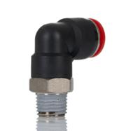 c01471028 Norgren Pneufit C Series Swivel Elbow, R 1/4 to Push In 10 mm, Threaded-to-Tube Connection Style