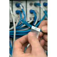 m7-34-427 Brady B-427 White, Transparent Label, 38.10mm Width, 38.10mm Height, 50 Qty