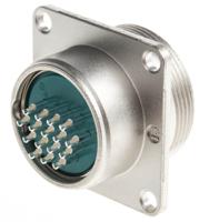 srcn2a21-16p JAE Circular Connector, 16 Contacts, Panel, Miniature Connector, Socket, Male, SRCN Series