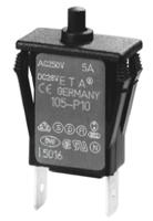 105-p10-10a ETA Thermal Circuit Breaker - 105  Single Pole 240V Voltage Rating Snap In, 10A Current Rating