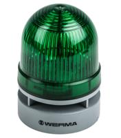46021075 Werma EvoSIGNAL Mini Series Green Sounder Beacon, 24 V dc, IP66, Base Mount, 95dB at 1 Metre
