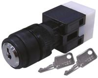 820-0485 RS PRO IP65 Key Switch, DPDT 3-Way
