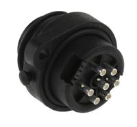 c01630c00610012 Amphenol Industrial Circular Connector, 6 Contacts, Panel, Standard Connector, Plug, Male, IP67, Ecomate M Series