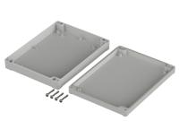 63232000-et-232 Bopla Euromas II Series Light Grey ABS Enclosure, IP65, Light Grey Lid, 200 x 150 x 37mm
