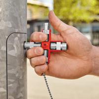 00-11-06 Knipex Diecast Zinc 9-way Universal Key, 5 → 11 mm Capacity