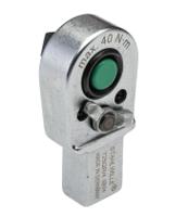 58253004 STAHLWILLE Serie 725 Series Square Ratchet Insert Tool, 17.5 mm, 9 x 12mm Insert, Black Oxidized Finish