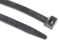 811-1748 RS PRO Cable Tie, Flame Retardant, 280mm x 12.7 mm, Black Nylon, Pk-50