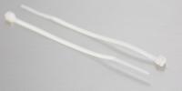 178-462 RS PRO Cable Tie, 100mm x 2.5 mm, Natural Nylon, Pk-100