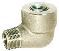 826-6942 RS PRO Stainless Steel Pipe Fitting, 90° Circular Elbow, Male R 3/8in x Female Rc 3/8in