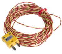 847-9763 RS PRO Type K Exposed Junction Thermocouple 10m Length, 7/0.2mm Diameter → +250°C