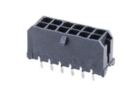 43045-1212 Molex Micro-Fit 3.0 Series Vertical Through Hole PCB Header, 12 Contact(s), 3 mm Pitch, 2 Row, Shrouded