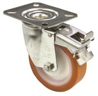 19105-fr LAG Braked Swivel Castor Wheel, 150kg Capacity, 100mm Wheel