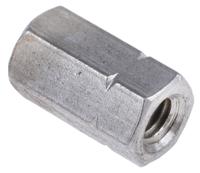 825-269 18mm Plain Stainless Steel Coupling Nut, M6, A2 304