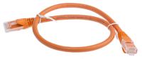 738-8518 RS PRO, 0.5m Cat6, Orange RJ45 to Male RJ45 Male, U/UTP Unshielded, Terminated LSZH Sheath