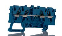 2004-1404 WAGO  TOPJOB S, 2004 Series Blue, 4mm², Single-Level, Push-In Cage Clamp Termination, ATEX, IECEx