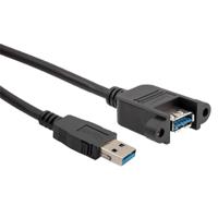 u3a00100-1m L-Com USB 3.0, Male USB to Female USB, 1m