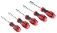 125-3062 RS PRO Hex Nut Driver Set, 6 mm, 7 mm, 8 mm, 10 mm, 13 mm Tip, 125 mm Blade, 225 (6 mm C-PLUS Nut Driver) mm, 235 (10