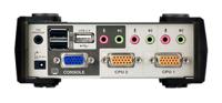 cs1732b Aten 2 Port PS/2, USB VGA KVM Switch, 3.5 mm Stereo 2048 x 1536 Maximum Resolution