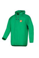 4821n2fc1-xl Sioen Uk Banteer Green, Chemical Resistant, Lightweight, Waterproof Rain Jacket, XL
