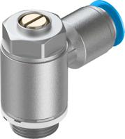 grla-38-qs-10-d Festo GRLA Series Tube Exhaust Valve, 10mm Tube Inlet Port x G 3/8 Outlet Port, 193151