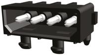 770846-1 TE Connectivity Commercial MATE-N-LOK Series Right Angle Through Hole PCB Header, 4 Contact(s), 5.08 mm Pitch, 1 Row,