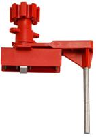 universal-ball-valve-lockout-device-sml Brady Red 1-Lock Glass-Reinforced Nylon Ball Valve Lockout, 9.00mm Shackle