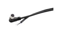 rnd-205-01159 RND Female 4 way Angled Socket M8 to Free End Cable Connector Cable, 2 m