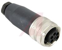 b-4151-09 Turck Circular Connector, 5 Contacts, Cable, Plug, Female, IP67