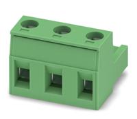 1766893 Phoenix Contact, 7.5mm Pitch, GMSTB 2.5/ 3-ST, 3 Way, , Pluggable Terminal Block, Plug, Cable Mount, Screw Termination,