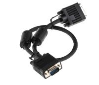 182-8536 RS PRO Male VGA to Female SVGA Cable, 500mm Black