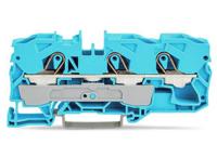 2010-1304 WAGO  TOPJOB S, 2010 Series Blue, 10mm², Single-Level, Push-In Cage Clamp Termination, ATEX, IECEx