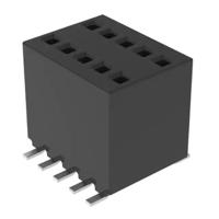 rsm-105-02-l-d-k-tr Samtec RSM Series Straight Surface Mount PCB Socket, 10-Contact, 2-Row, 1.27mm Pitch, Solder Termination