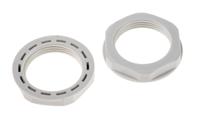 822-9701 RS PRO Grey Nylon 66 Cable Gland Locknut, PG21 Thread, IP68
