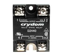 d2440 Sensata Crydom 1 Series Solid State Relay, 40 A rms Load, Surface Mount, 280 V rms Load, 32 V dc Control