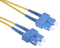 536-6715 RS PRO SC to SC Duplex Single Mode OS1 Fibre Optic Cable, 9/125μm, Yellow, 1m