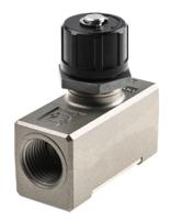 eas4000-f04 SMC AS Series Threaded Flow Regulator, G 1/2 Female Inlet Port x G 1/2 Female Outlet Port