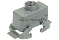 19300161431 HARTING Han B Heavy Duty Power Connector Hood, M25 Thread, Top Entry