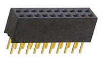 20021311-00020t4lf Amphenol Communications Solutions MINITEK Series Straight Through Hole Mount PCB Socket, 20-Contact, 2-Row, 1.27mm