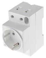 39500010001 HARTING German Mains Connector, 16A Grey, Panel Mount Screw, 250 V